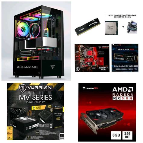 Jual Rakitan Pc Gaming Intel Core I5 Lga 1151 Ddr4 Nvme Vga Rx 580 8gb