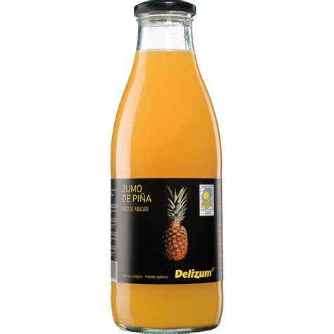 Zumo de piña ecológico Delizum botella 1 l