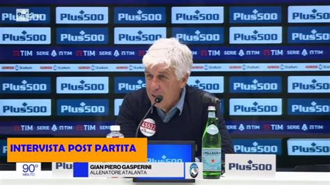 Intervista Post Partita GASPERINI ATALANTA Vs SASSUOLO YouTube