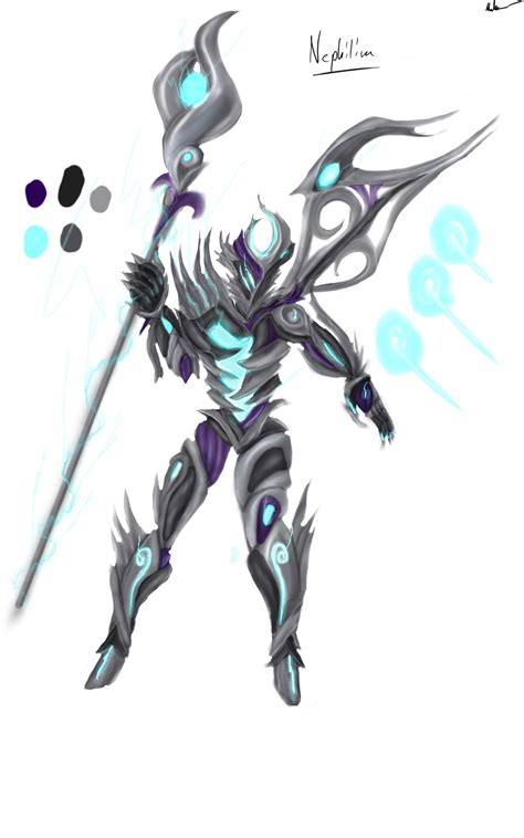 Nephilim Warframe: half void angel by DrkMako on DeviantArt