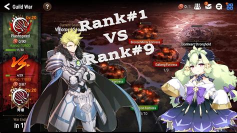 Epic Seven Guild War Plashspeed Rank In Asia Vs Rank Week