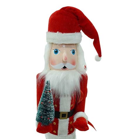 Babbo Natale In Legno H 90 Cm