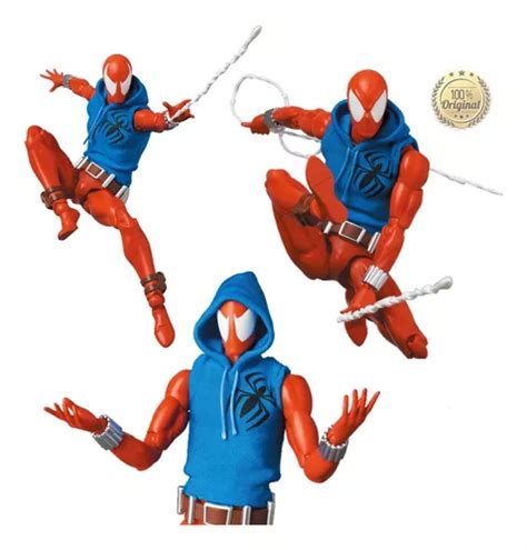 Action Figure Homem Aranha Mafex Scarlet Spider Man Boneco