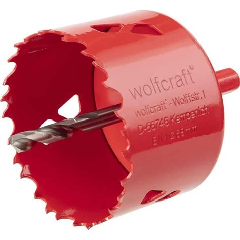 Wolfcraft 5474000 Trépan BIM ø 68 mm queue 6 pans 10 mm Profondeur de