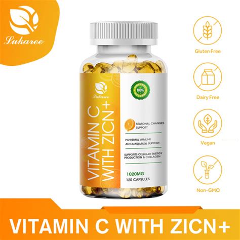 Vitamin C With Zinc Capsule With Vitamin C 1200mg And Zinc 11mg