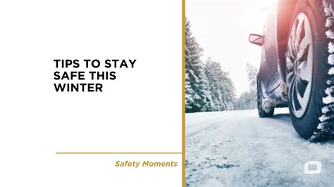 Safety Moment Winter Safety