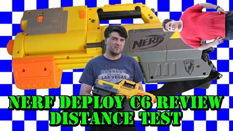 Nerf Gun Review Nerf Deploy Cs 6 Flake And Flosh Youtube