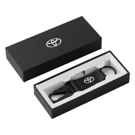 TOYOTA COLLECTION LEATHER KEYRING BOXED