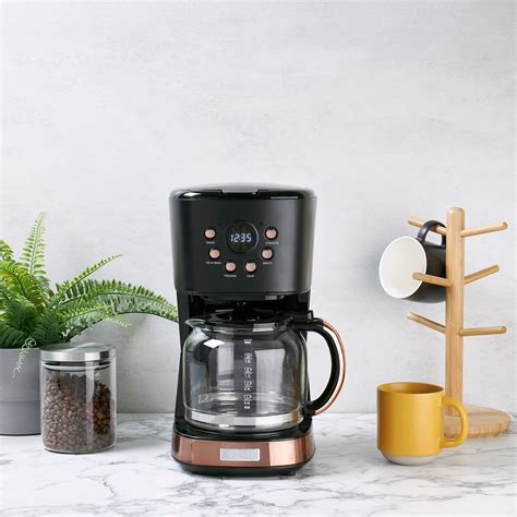 Haden Black & Copper Coffee Machine – Hadenusa