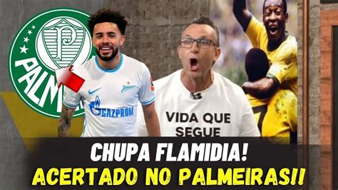 SEGUNDA AGITADA PALMEIRAS DÁ CHAPÉU NO FLAMENGO E FECHA CLAUDINHO