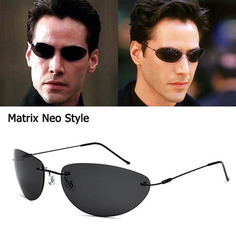 Vintage Classic The Matrix Agent Smith Style Polarized Men Sunglasses Cool Rivet Ebay