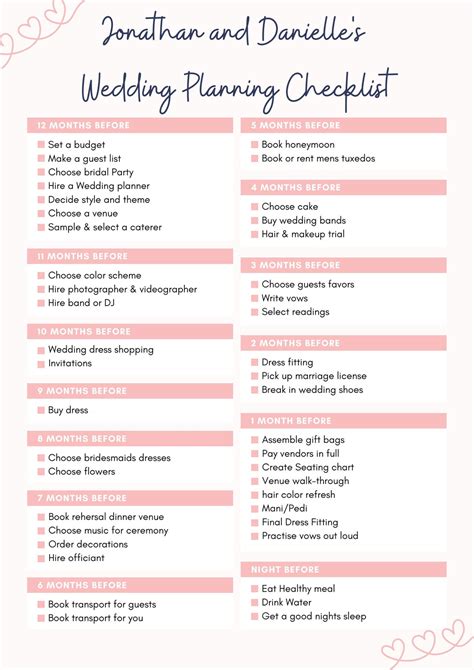 Wedding Planner Checklist, Wedding Planning, Checklist - Etsy