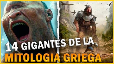 14 GIGANTES de la Mitología Griega y sus CURIOSIDADES YouTube