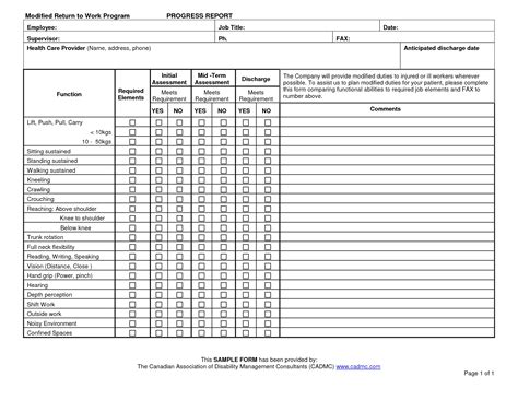 21 Free Progress Report Template Word Excel Formats