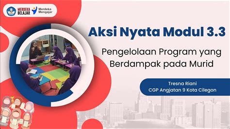 Aksi Nyata Modul 3 3 Pengelolaan Program Yang Berdampak Pada Murid