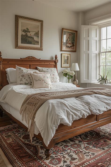 Decor Tips For Vintage Farmhouse Bedroom Green Snooze In