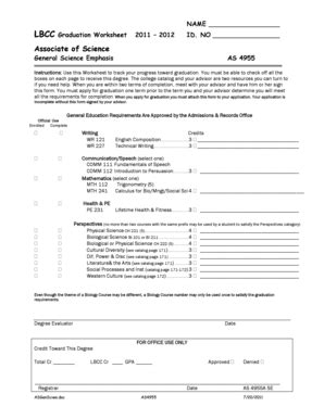 Fillable Online linnbenton AS 4955 - linnbenton Fax Email Print - pdfFiller 