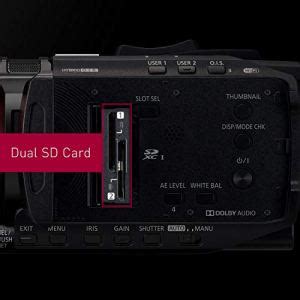 Panasonic X1500 4K Professional Camcorder with 24X Optical Zoom ...
