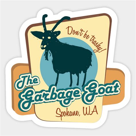 Garbage Goat Spokane Riverfront Park Sticker Spokane In 2022