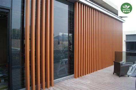 Waterproof WPC Wood Plastic Composite Outdoor Wall Panel Cladding