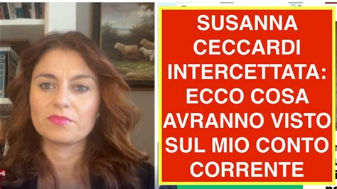 Susanna Ceccardi Intercettata Ecco Cosa Avranno Visto Sul Mio Conto