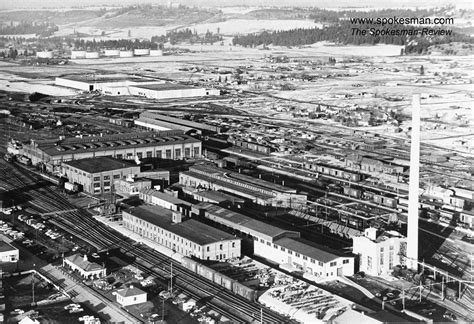 Burlington Northern Hillyard Railyards Great Northern Railroad