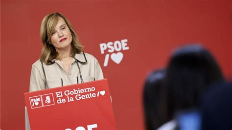 Pilar Alegr A Ser La Portavoz De Campa A Del Psoe Para Las Elecciones