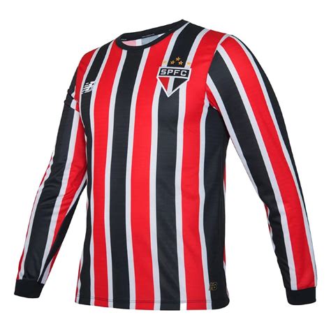 Camisa S O Paulo New Balance Uniforme Manga Longa Torcedor