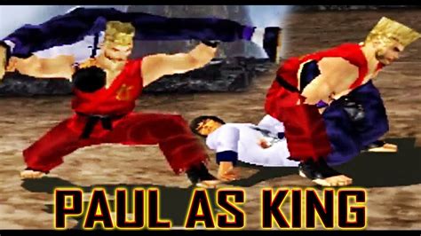 Tas Paul With King S Moves Gameplay Tekken Arcade Version