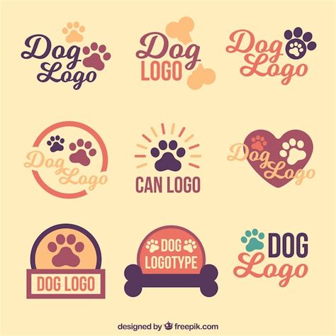 Premium Vector Collection Of Vintage Dog Logos