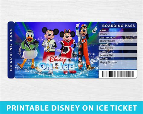 Free Printable Fake Disney Tickets