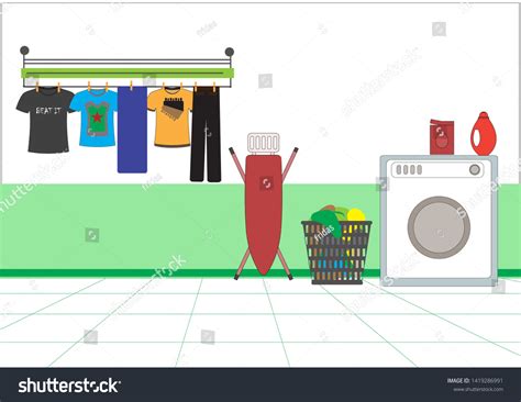 Cartoon Laundry Room: Over 2,834 Royalty-Free Licensable Stock Vectors ...