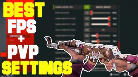 BEST PvP FPS SETTINGS Rust Console Edition YouTube