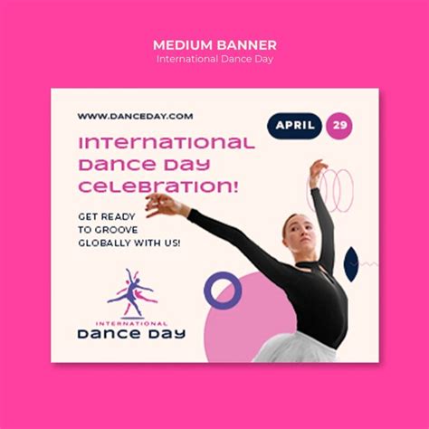 Free Psd International Dance Day Celebration Banner Template