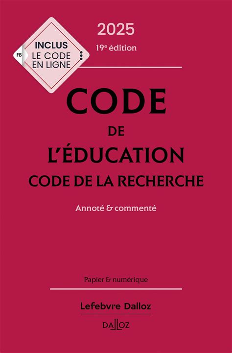 Code De L’Éducation Scolaire Pdf – ZQFR
