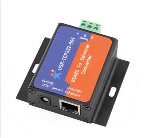 2 Pcs USR TCP232 304 Serial RS485 To TCP IP Ethernet Server Converter