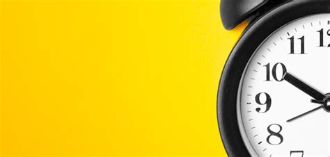 Premium Photo Ringing Twin Bell Vintage Classic Alarm Clock On Yellow