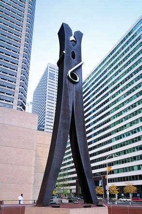 Claes Oldenburg Sculpture Clothespin 1976 Is Best Described as