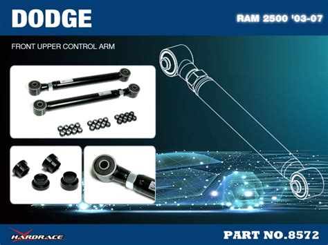 Hardrace Front Upper Control Arm Dodge Ram Import Monster