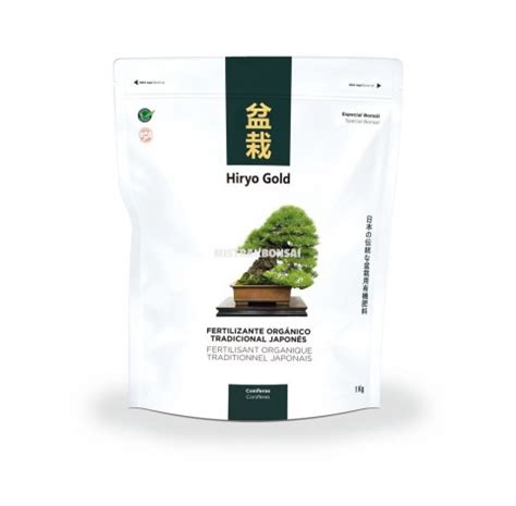 Engrais organo minéral pour bonsaï HIRYO GOLD Conifères 1kg