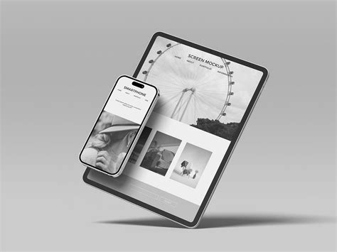 Free Ipad Pro And Iphone Pro Max Website Mockup Design Mockup Planet