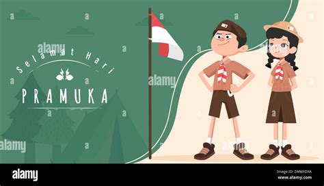 Translate Happy Scout Day August 14 Indonesian Festival Day Selamat