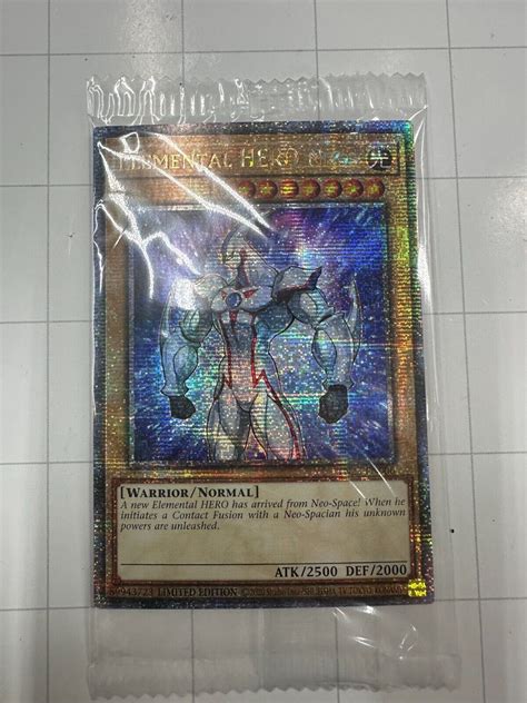 Yugioh Elemental Hero Neos Tn En Quarter Century Secret Rare Nm Ebay