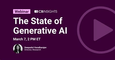 The State Of Generative Ai Cb Insights Research