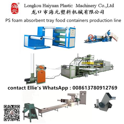 Eps Ps Foam Thermocol Plate Take Away Food Container Making Machine