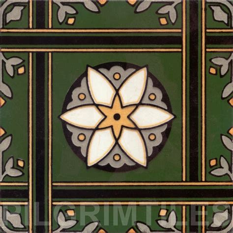 Gothic Style Tile Ref 010 Pilgrim Tiles