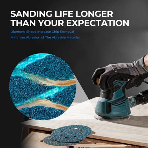 Snapklik.com : Diamond Shape 6 Inch 180 Grit Sanding Disc