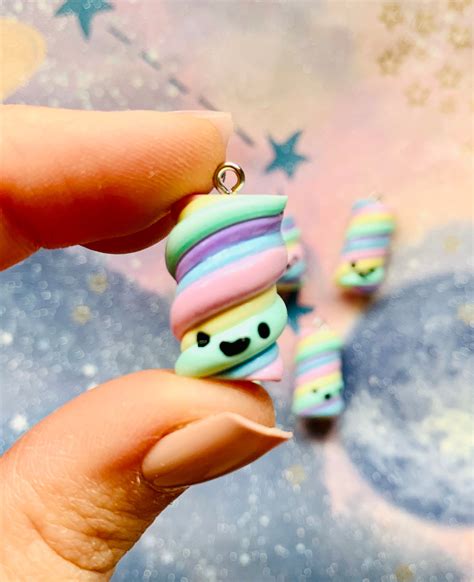 Kawaii Flump Marshmallow Charm | Etsy