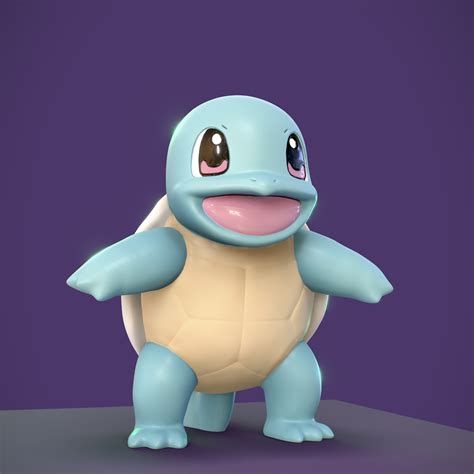 Archivo Stl Squirtle 🐉・diseño Imprimible En 3d Para Descargar・cults