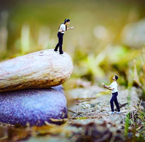 Mesmerizing Miniature Photography Ideas For Pre-Wedding